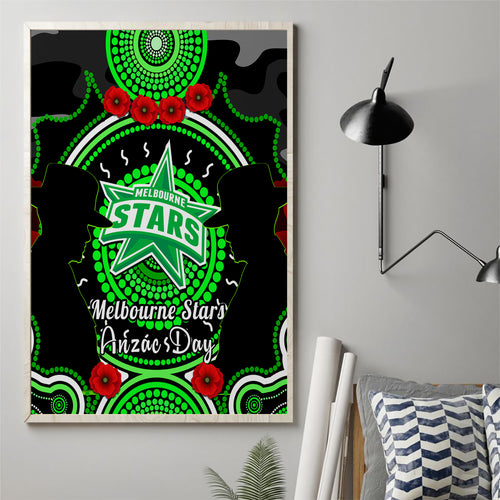 melbourne-stars-anzac-2024-canvas-wall-art-lest-we-forget-poppy-mix-camouflage