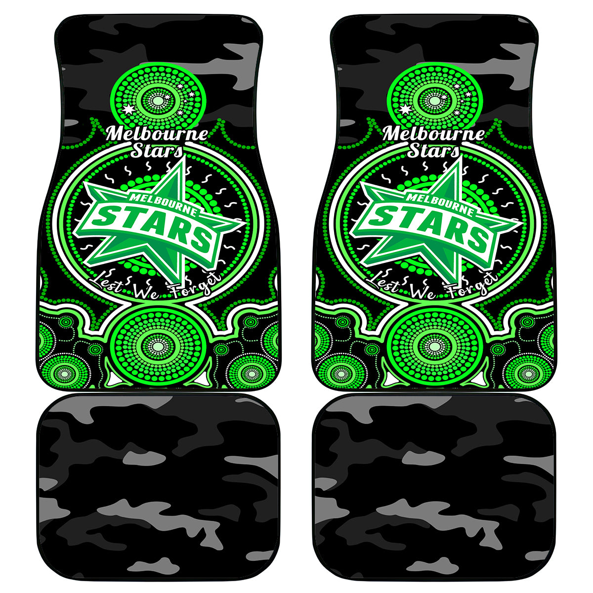 melbourne-stars-anzac-2024-car-mats-lest-we-forget-poppy-mix-camouflage