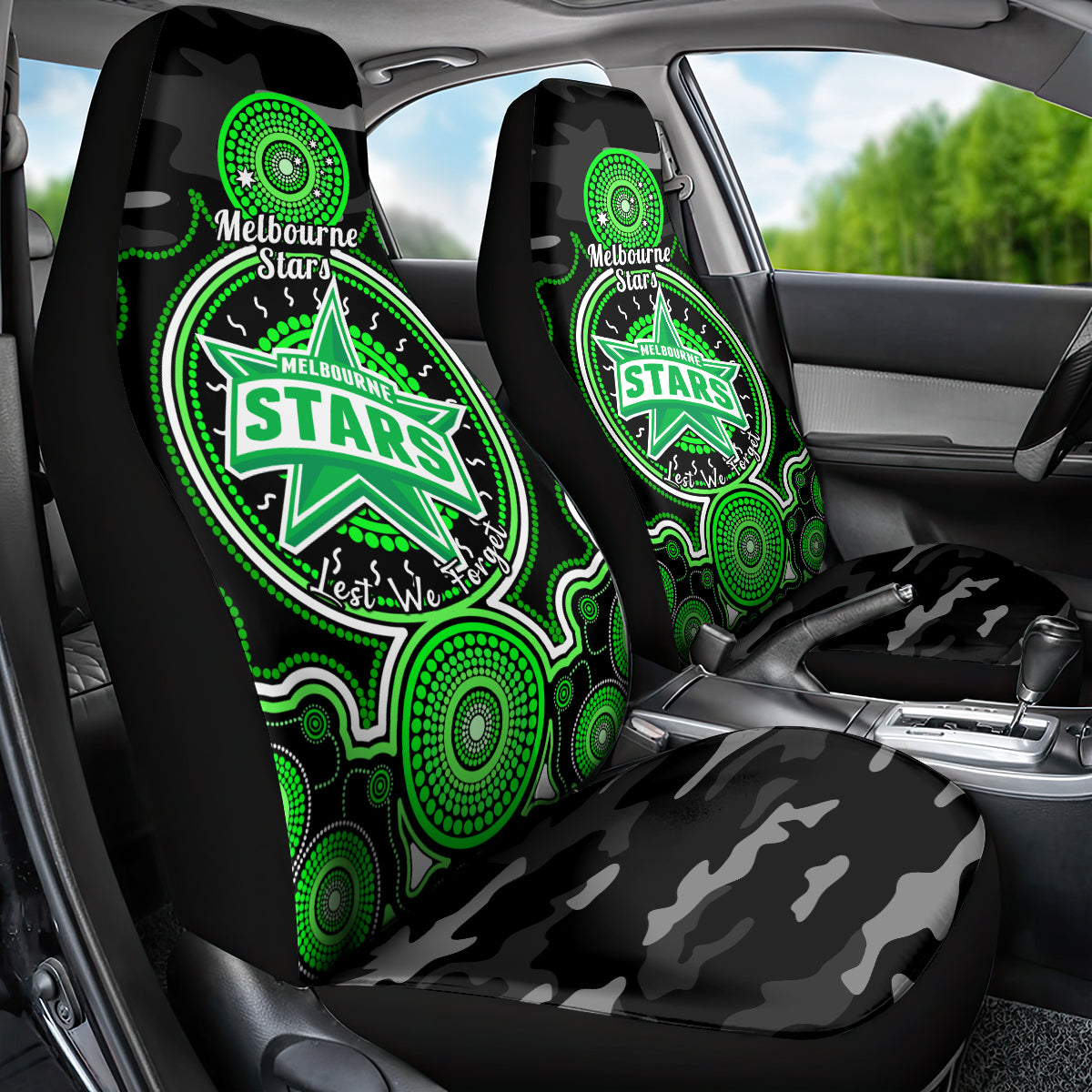 melbourne-stars-anzac-2024-car-seat-cover-lest-we-forget-poppy-mix-camouflage