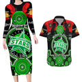 melbourne-stars-anzac-2024-couples-matching-long-sleeve-bodycon-dress-and-hawaiian-shirt-lest-we-forget-poppy-mix-camouflage
