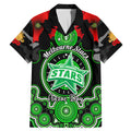 melbourne-stars-anzac-2024-family-matching-mermaid-dress-and-hawaiian-shirt-lest-we-forget-poppy-mix-camouflage