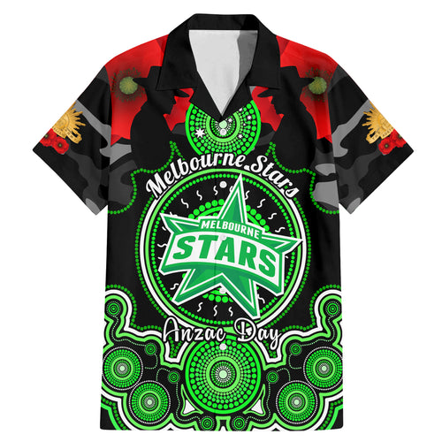 melbourne-stars-anzac-2024-family-matching-mermaid-dress-and-hawaiian-shirt-lest-we-forget-poppy-mix-camouflage