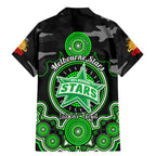 melbourne-stars-anzac-2024-family-matching-mermaid-dress-and-hawaiian-shirt-lest-we-forget-poppy-mix-camouflage