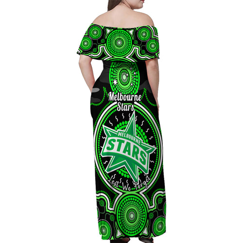 melbourne-stars-anzac-2024-family-matching-off-shoulder-maxi-dress-and-hawaiian-shirt-lest-we-forget-poppy-mix-camouflage
