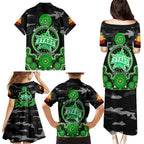 melbourne-stars-anzac-2024-family-matching-puletasi-dress-and-hawaiian-shirt-lest-we-forget-poppy-mix-camouflage