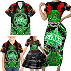 melbourne-stars-anzac-2024-family-matching-short-sleeve-bodycon-dress-and-hawaiian-shirt-lest-we-forget-poppy-mix-camouflage
