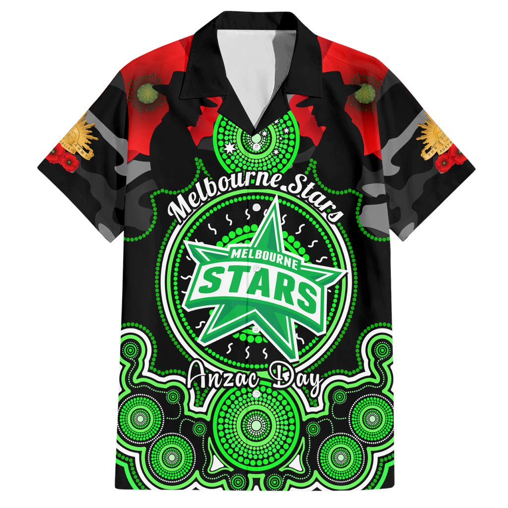 melbourne-stars-anzac-2024-family-matching-short-sleeve-bodycon-dress-and-hawaiian-shirt-lest-we-forget-poppy-mix-camouflage