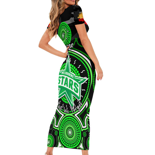melbourne-stars-anzac-2024-family-matching-short-sleeve-bodycon-dress-and-hawaiian-shirt-lest-we-forget-poppy-mix-camouflage