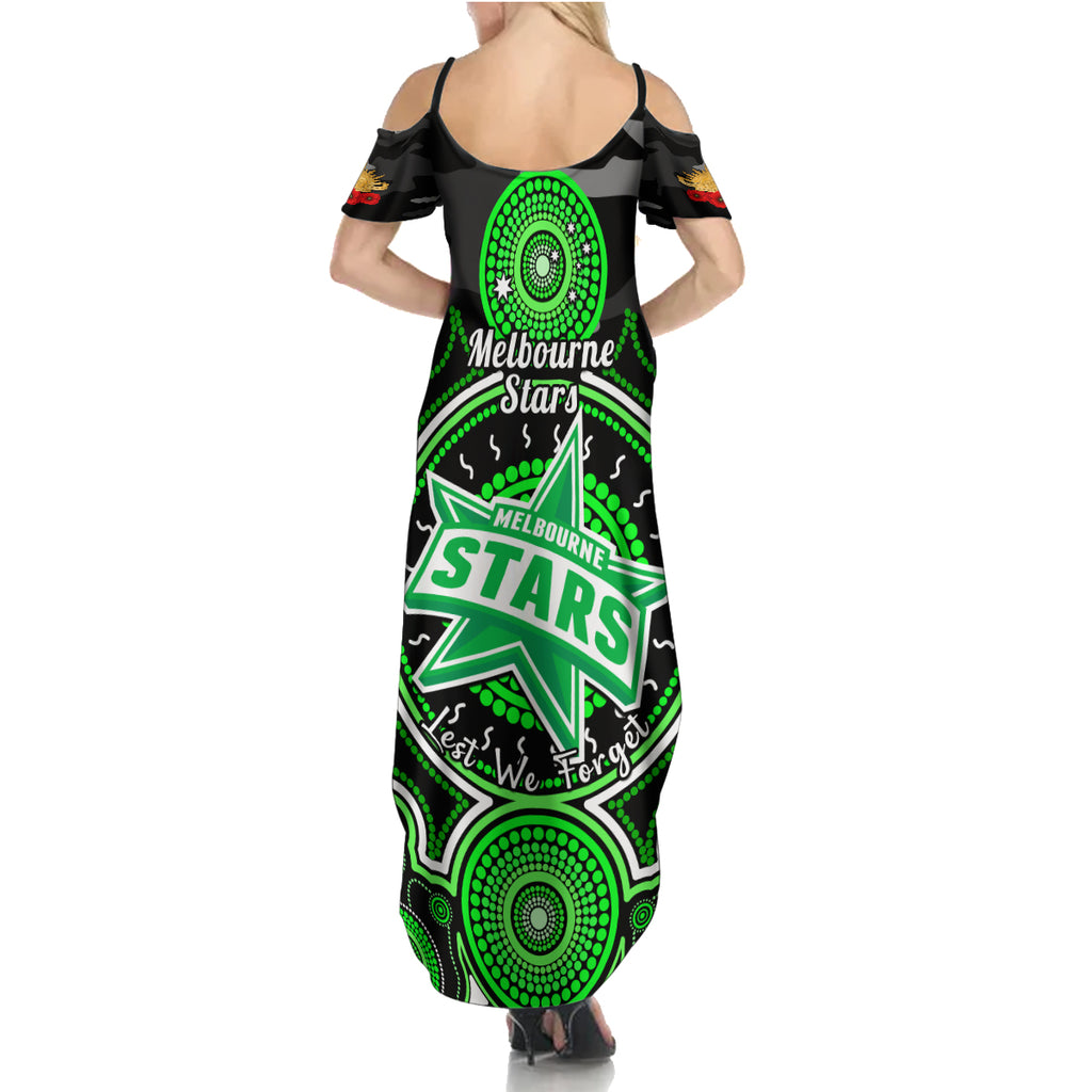 melbourne-stars-anzac-2024-family-matching-summer-maxi-dress-and-hawaiian-shirt-lest-we-forget-poppy-mix-camouflage