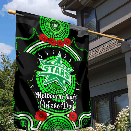 melbourne-stars-anzac-2024-garden-flag-lest-we-forget-poppy-mix-camouflage
