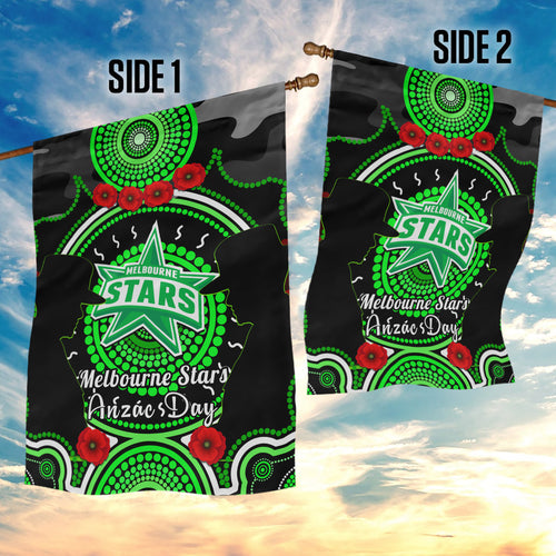 melbourne-stars-anzac-2024-garden-flag-lest-we-forget-poppy-mix-camouflage