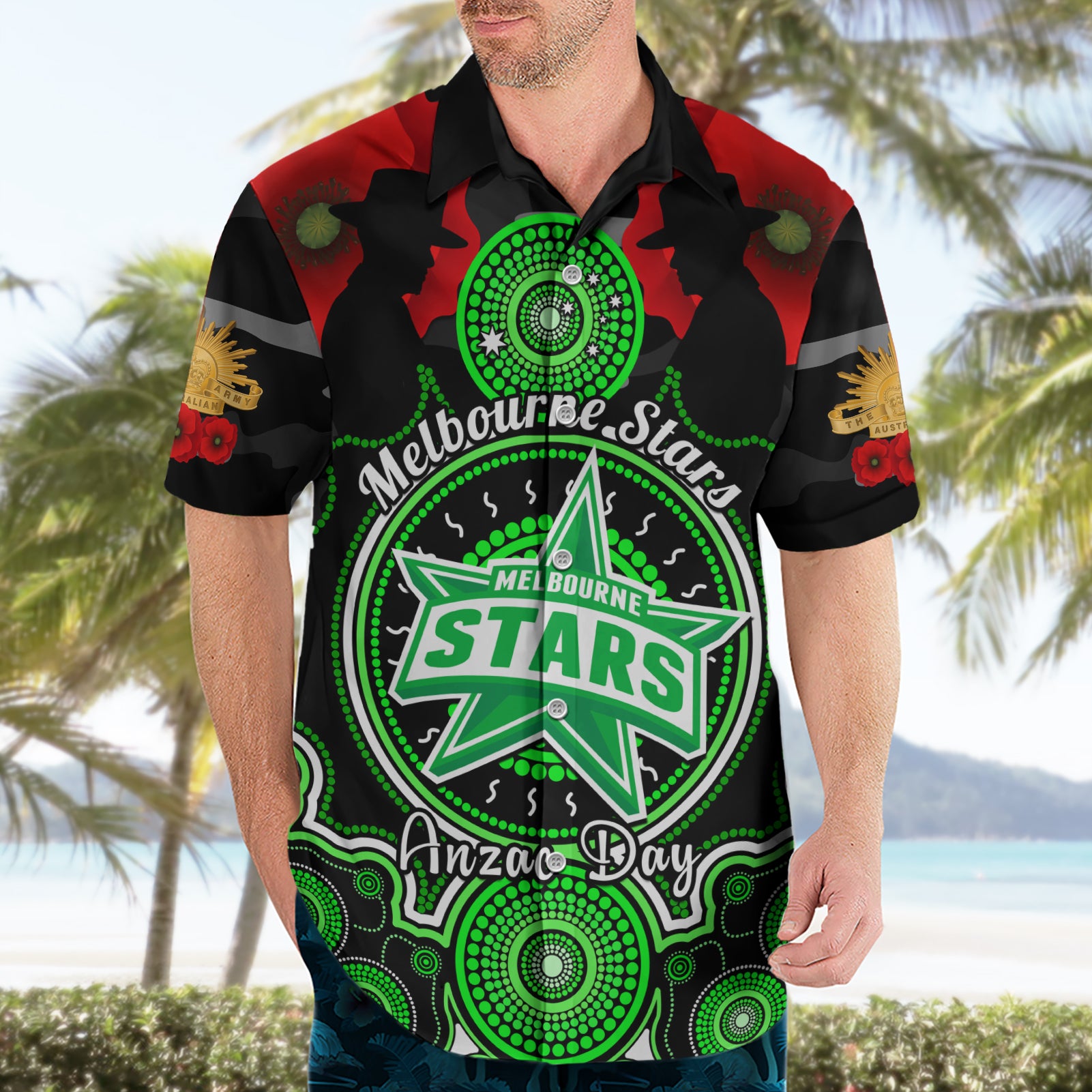 melbourne-stars-anzac-2024-hawaiian-shirt-lest-we-forget-poppy-mix-camouflage