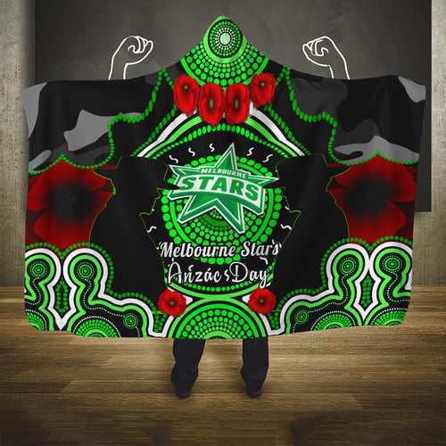 melbourne-stars-anzac-2024-hooded-blanket-lest-we-forget-poppy-mix-camouflage