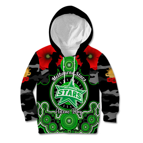 melbourne-stars-anzac-2024-kid-hoodie-lest-we-forget-poppy-mix-camouflage