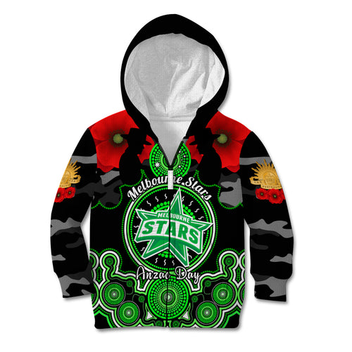 melbourne-stars-anzac-2024-kid-hoodie-lest-we-forget-poppy-mix-camouflage