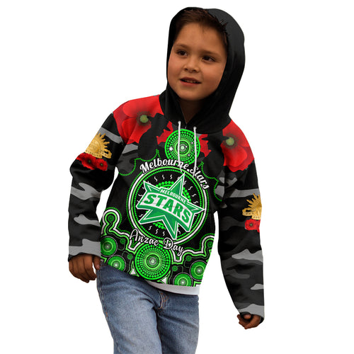 melbourne-stars-anzac-2024-kid-hoodie-lest-we-forget-poppy-mix-camouflage