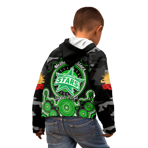 melbourne-stars-anzac-2024-kid-hoodie-lest-we-forget-poppy-mix-camouflage