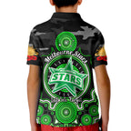 melbourne-stars-anzac-2024-kid-polo-shirt-lest-we-forget-poppy-mix-camouflage