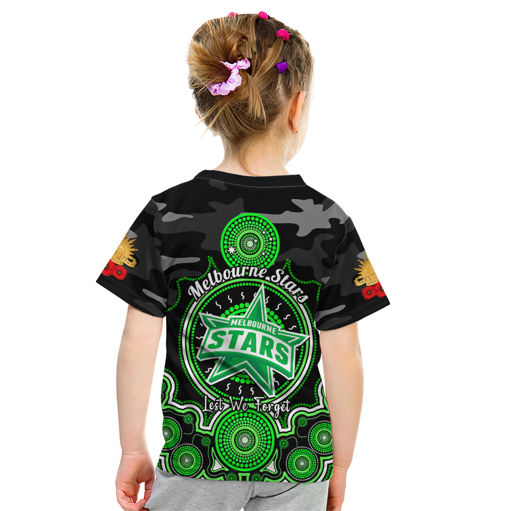 melbourne-stars-anzac-2024-kid-t-shirt-lest-we-forget-poppy-mix-camouflage