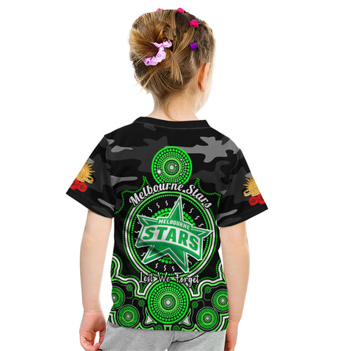 melbourne-stars-anzac-2024-kid-t-shirt-lest-we-forget-poppy-mix-camouflage