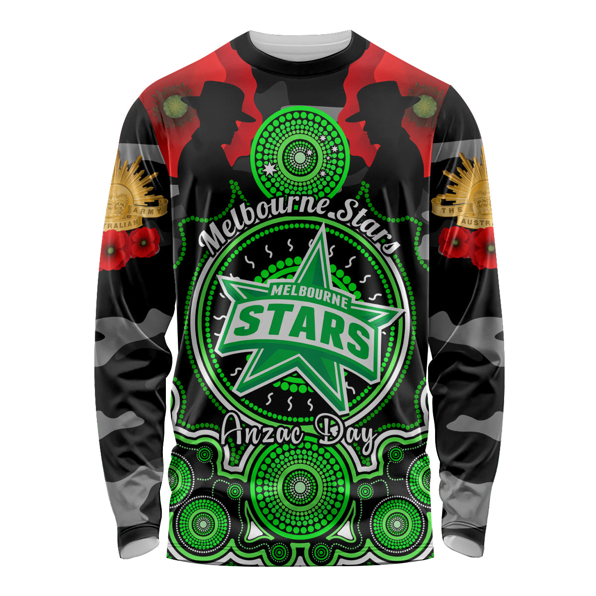 melbourne-stars-anzac-2024-long-sleeve-shirt-lest-we-forget-poppy-mix-camouflage
