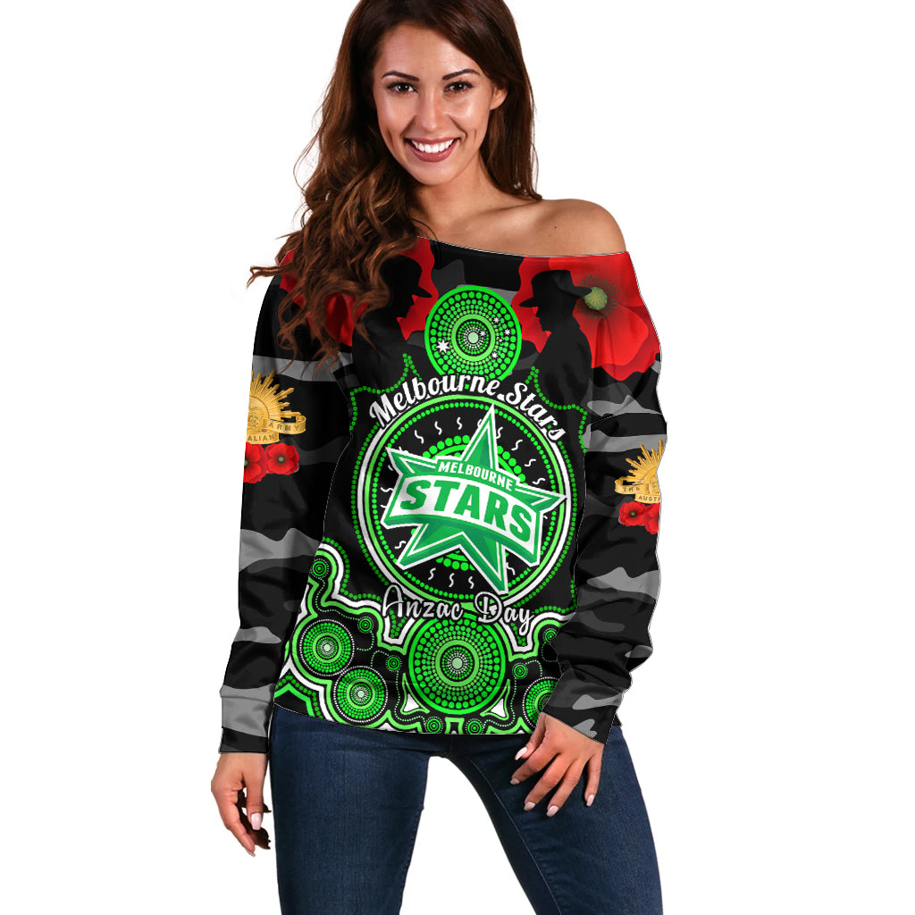 melbourne-stars-anzac-2024-off-shoulder-sweater-lest-we-forget-poppy-mix-camouflage