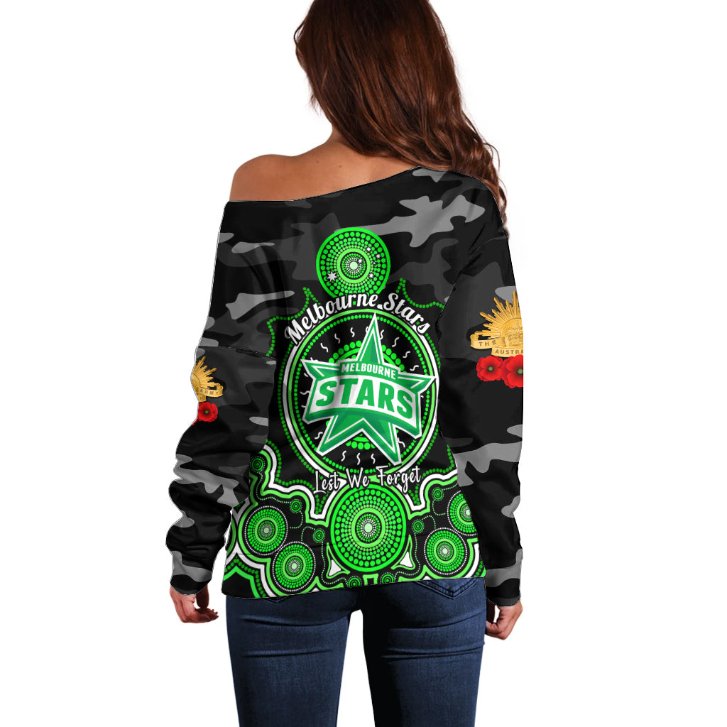 melbourne-stars-anzac-2024-off-shoulder-sweater-lest-we-forget-poppy-mix-camouflage