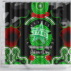 melbourne-stars-anzac-2024-shower-curtain-lest-we-forget-poppy-mix-camouflage
