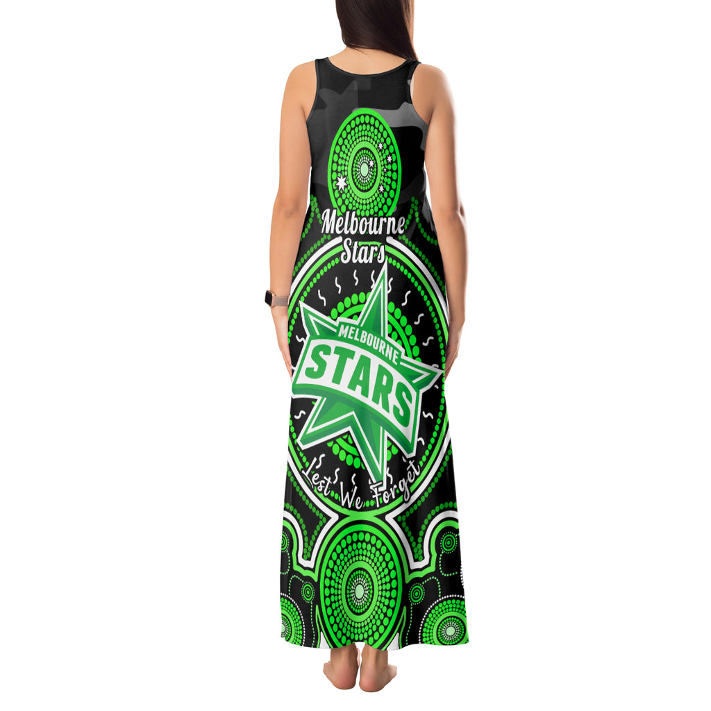 melbourne-stars-anzac-2024-tank-maxi-dress-lest-we-forget-poppy-mix-camouflage