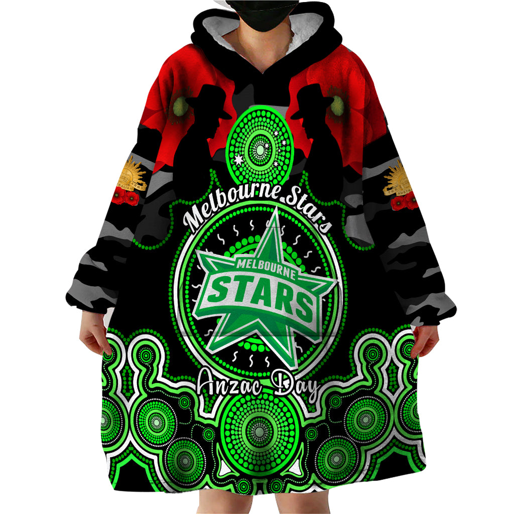 melbourne-stars-anzac-2024-wearable-blanket-hoodie-lest-we-forget-poppy-mix-camouflage