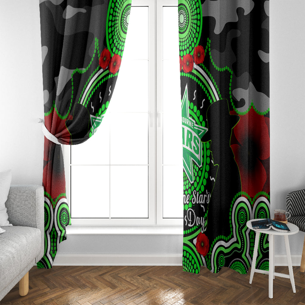 melbourne-stars-anzac-2024-window-curtain-lest-we-forget-poppy-mix-camouflage