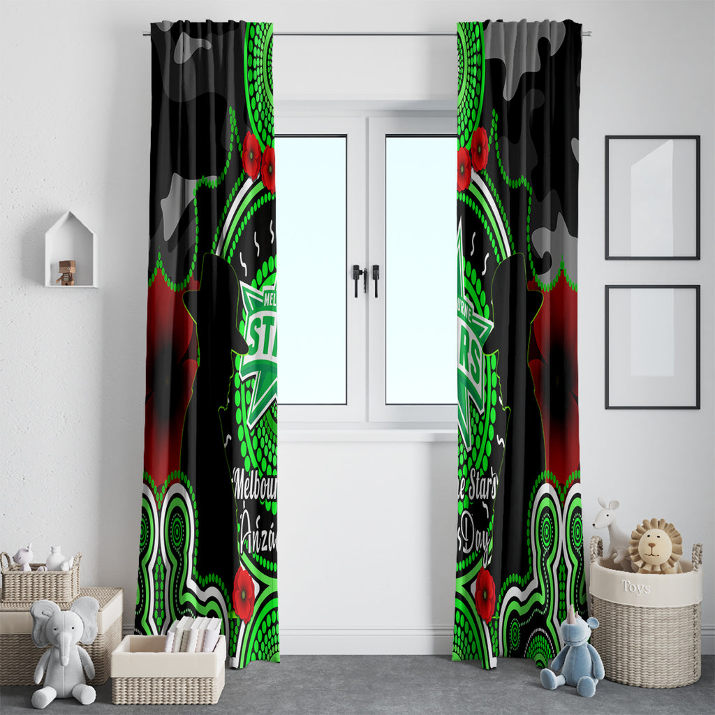 melbourne-stars-anzac-2024-window-curtain-lest-we-forget-poppy-mix-camouflage