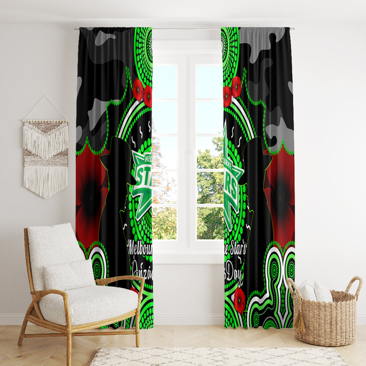 melbourne-stars-anzac-2024-window-curtain-lest-we-forget-poppy-mix-camouflage