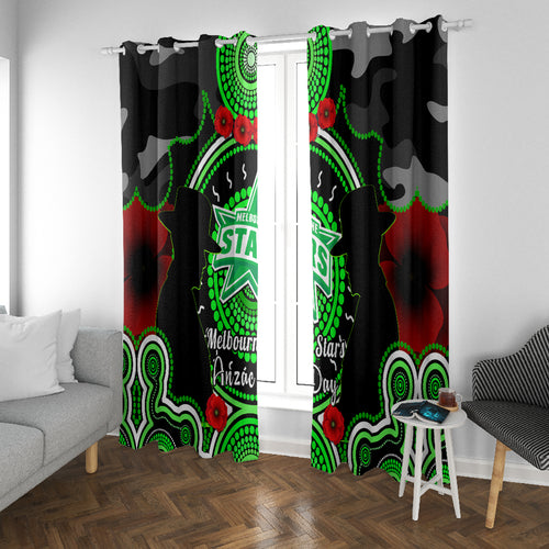 melbourne-stars-anzac-2024-window-curtain-lest-we-forget-poppy-mix-camouflage