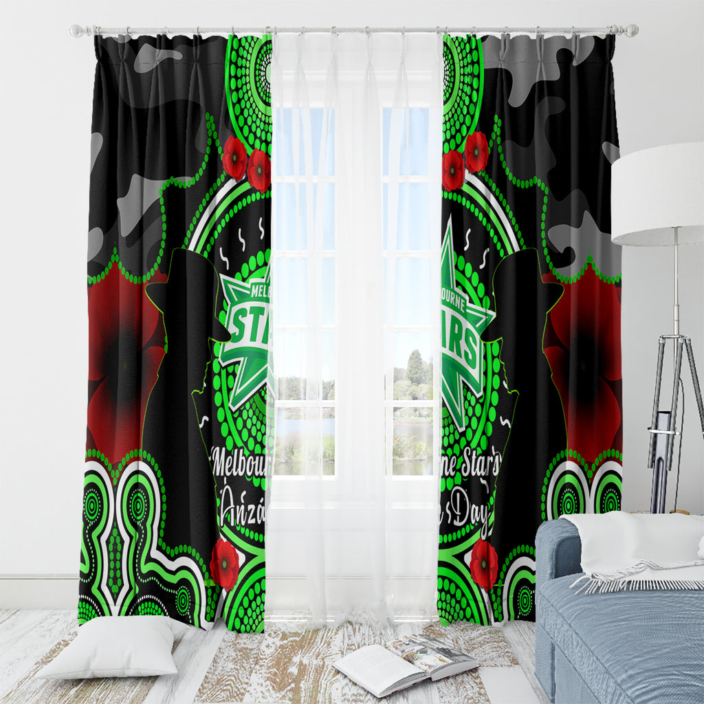 melbourne-stars-anzac-2024-window-curtain-lest-we-forget-poppy-mix-camouflage