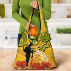 Matildas ANZAC Day Grocery Bag Lest We Forget Poppies Mix Camouflage Gold