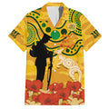 Custom Matildas ANZAC Day Hawaiian Shirt Lest We Forget Poppies Mix Camouflage Gold