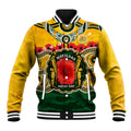 Matildas ANZAC Day 2024 Baseball Jacket Australian Army We Will Remember Them Aboriginal Art