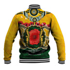 Matildas ANZAC Day 2024 Baseball Jacket Australian Army We Will Remember Them Aboriginal Art