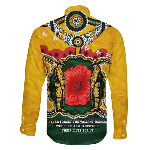 Matildas ANZAC Day 2024 Family Matching Mermaid Dress and Hawaiian Shirt Australian Army We Will Remember Them Aboriginal Art