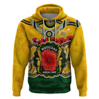 Matildas ANZAC Day 2024 Hoodie Australian Army We Will Remember Them Aboriginal Art