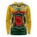Matildas ANZAC Day 2024 Long Sleeve Shirt Australian Army We Will Remember Them Aboriginal Art