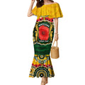 Matildas ANZAC Day 2024 Mermaid Dress Australian Army We Will Remember Them Aboriginal Art