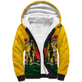 Matildas ANZAC Day 2024 Sherpa Hoodie Australian Army We Will Remember Them Aboriginal Art