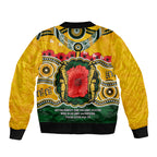 Matildas ANZAC Day 2024 Sleeve Zip Bomber Jacket Australian Army We Will Remember Them Aboriginal Art