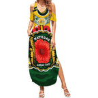 Matildas ANZAC Day 2024 Summer Maxi Dress Australian Army We Will Remember Them Aboriginal Art