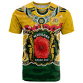 Matildas ANZAC Day 2024 T Shirt Australian Army We Will Remember Them Aboriginal Art