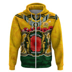 Matildas ANZAC Day 2024 Zip Hoodie Australian Army We Will Remember Them Aboriginal Art