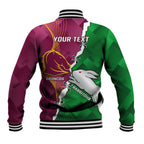 Personalised Broncos And Rabbitohs Baseball Jacket 2024 Together Dynamic Style