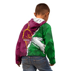 Personalised Broncos And Rabbitohs Kid Hoodie 2024 Together Dynamic Style
